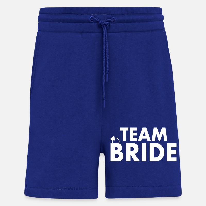 Team bride - Short bio décontracté fabriqué en UE - Iconic Blue