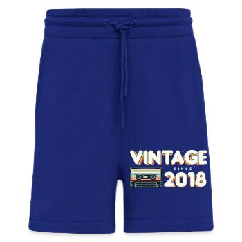 Musique Classique & Nostalgique Anniversaire - Vintage - Short bio décontracté fabriqué en UE - Iconic Blue - Devant