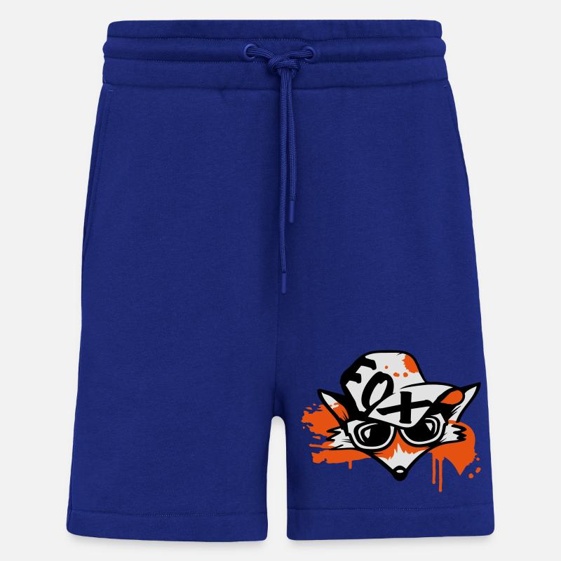 Fuchs mit Baseballkappe - Shorts - made by SPREAD - Iconic Blue