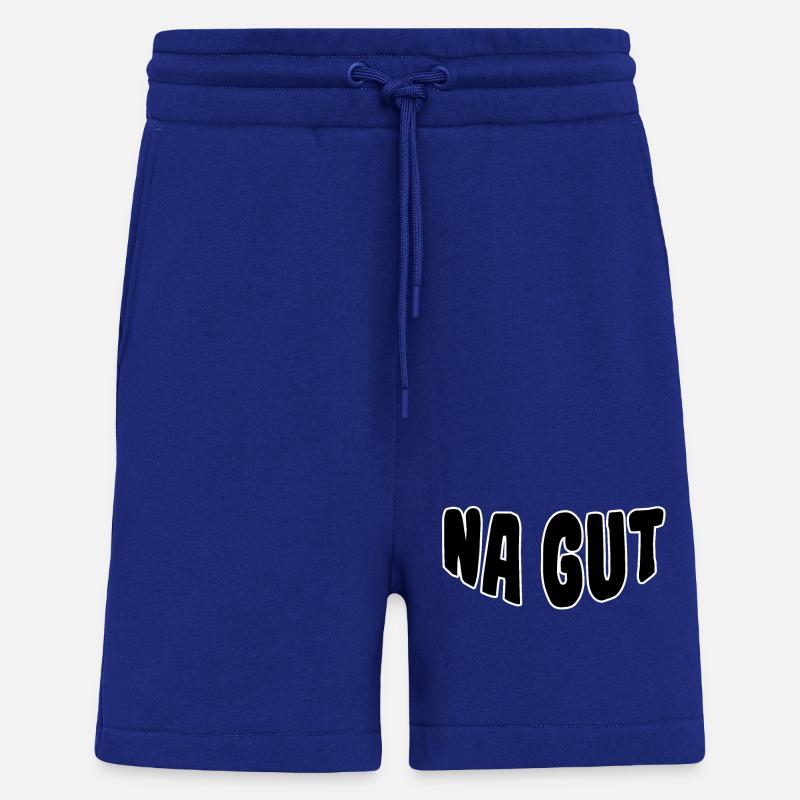 All right: bold outline handwriting - Shorts - made by SPREAD - Iconic Blue