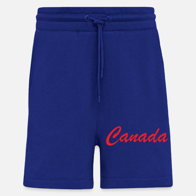 Canada Script Schriftzug Rot - Shorts - made by SPREAD - Iconic Blue