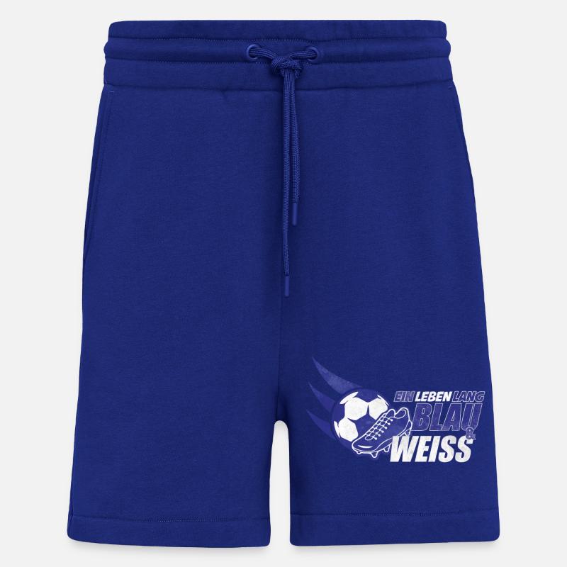 Blau & Weiss ein Leben Lang Geschenkidee - Shorts - made by SPREAD - Iconic Blue