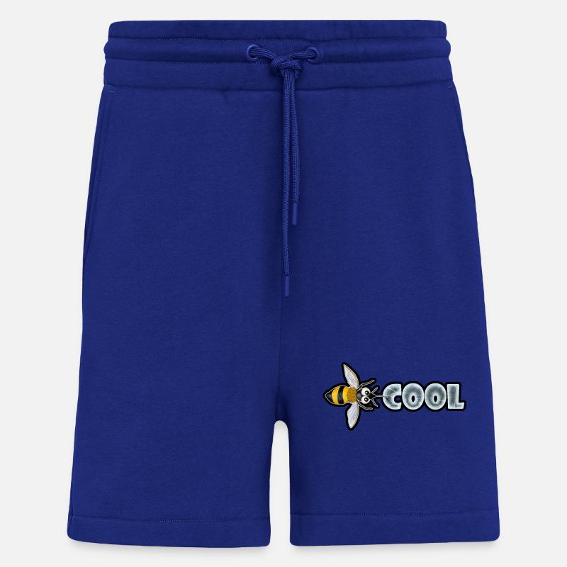 BEE COOL (horizontal) - Short bio décontracté fabriqué en UE - Iconic Blue
