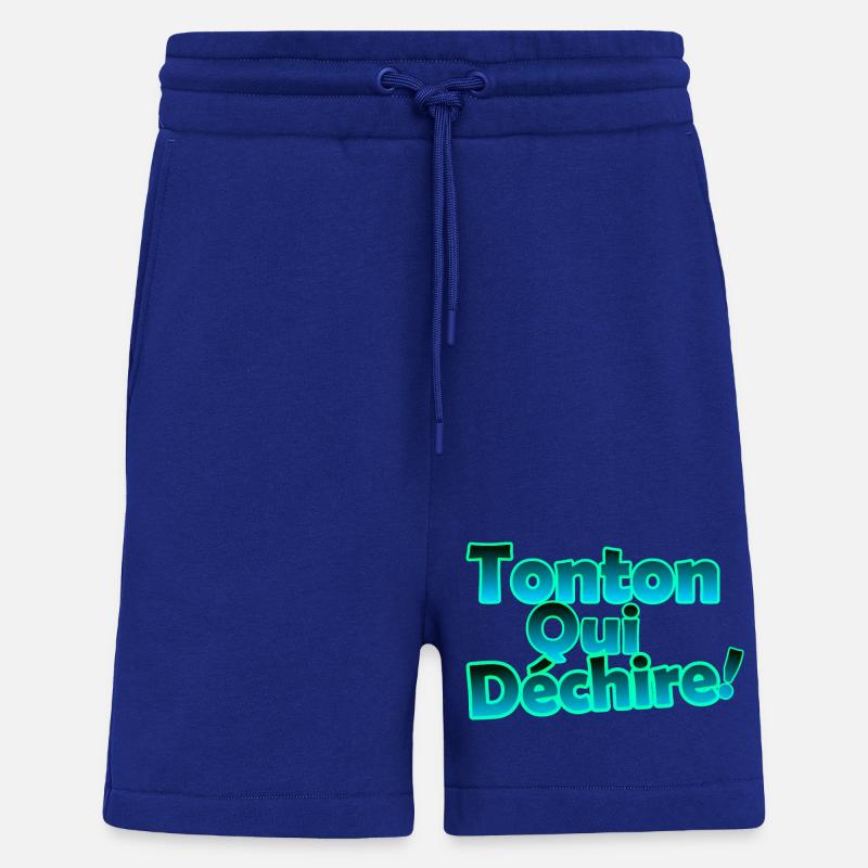 Tonton qui déchire - Short bio décontracté fabriqué en UE - Iconic Blue