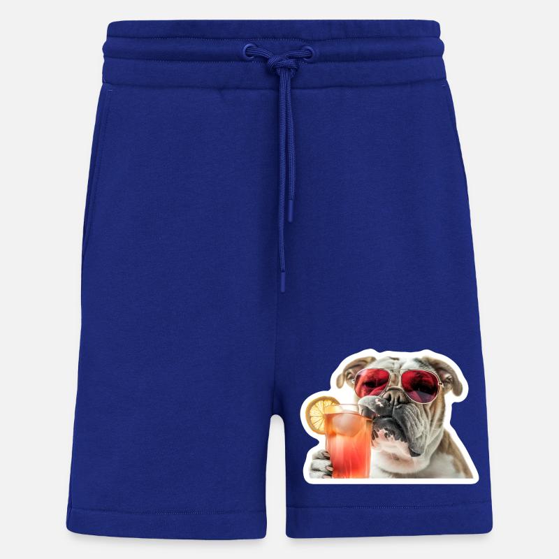 Bully Boire un cocktail - Short bio décontracté fabriqué en UE - Iconic Blue