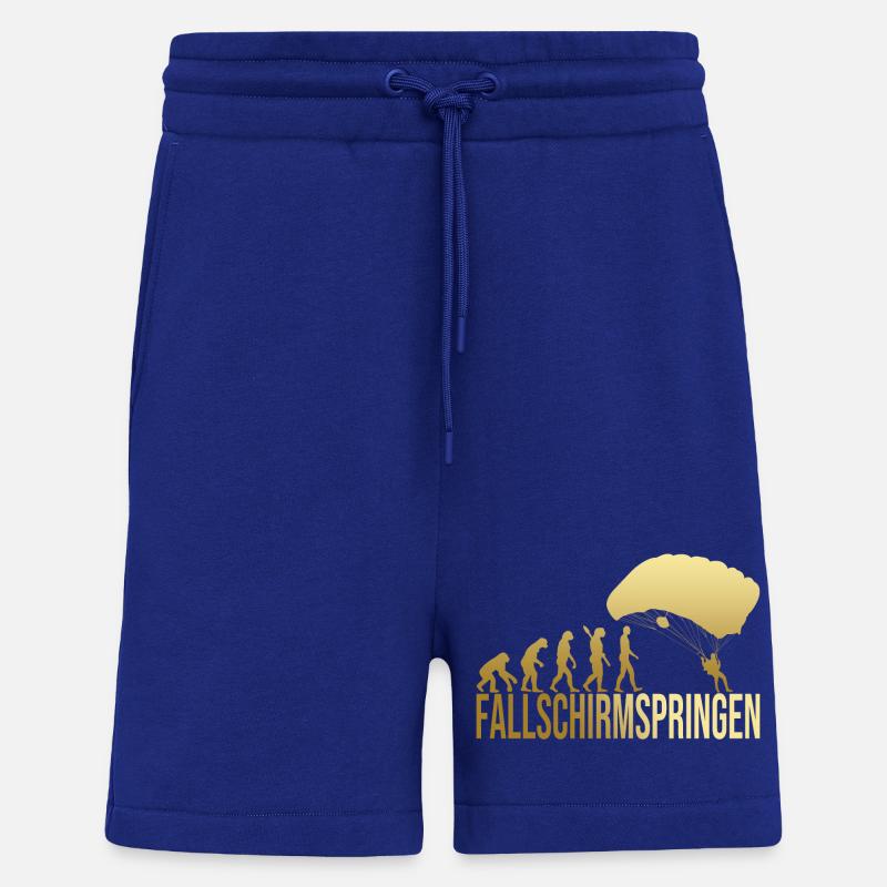 Evolution Fallschirmspringen - Shorts - made by SPREAD - Iconic Blue