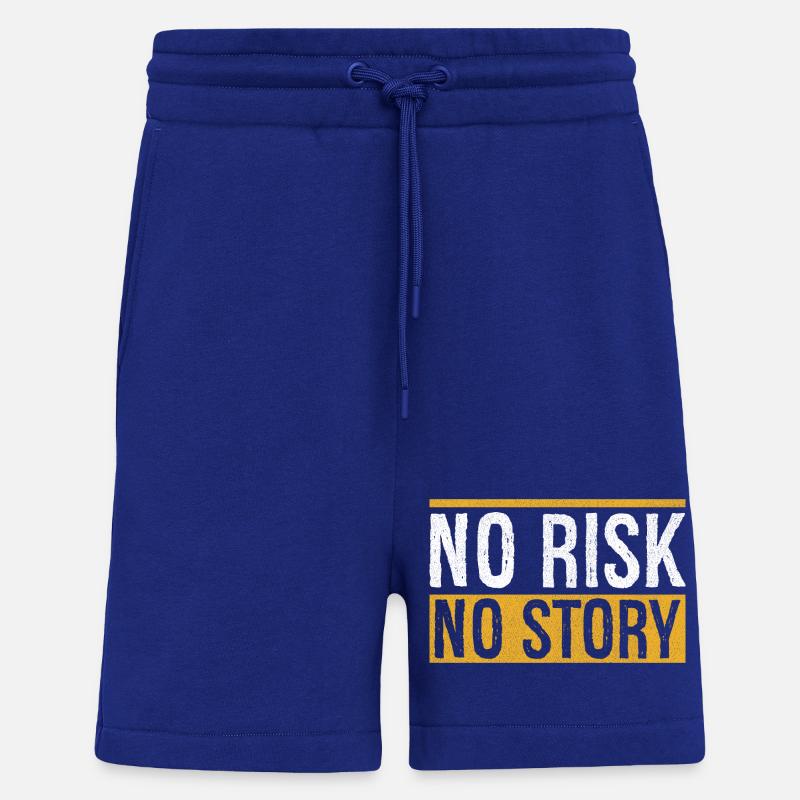 Pas de risque, pas d’histoire - Short bio décontracté fabriqué en UE - Iconic Blue