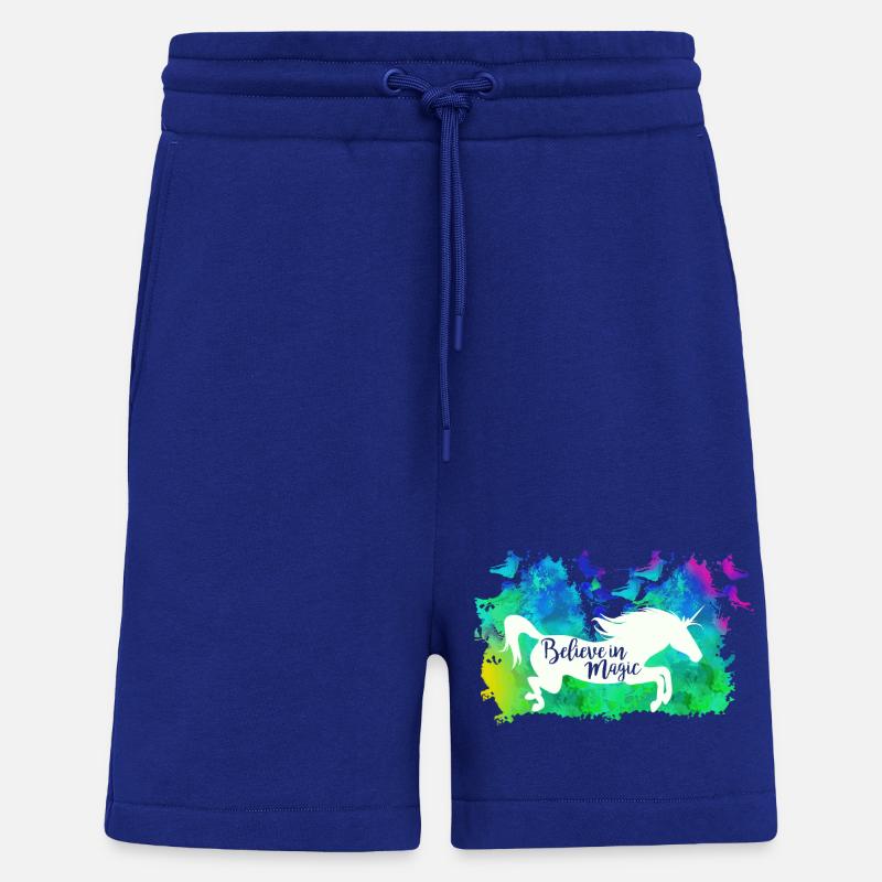 Croire en la magie - Short bio décontracté fabriqué en UE - Iconic Blue