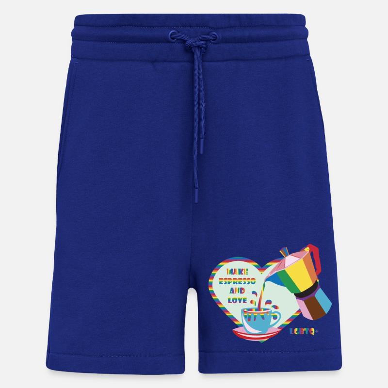 Espresso selber machen und :) lieben - Shorts - made by SPREAD - Iconic Blue