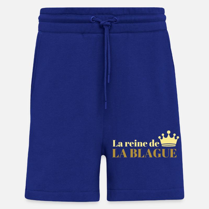 la reine de la blague - Short bio décontracté fabriqué en UE - Iconic Blue