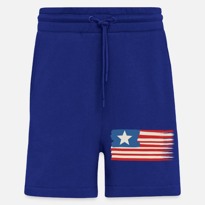 Une étoile Drapeau des États-Unis - Short bio décontracté fabriqué en UE - Iconic Blue