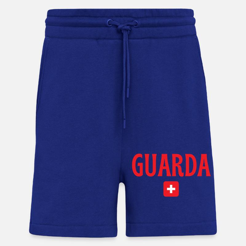 Guarda Suisse Drapeau - Short bio décontracté fabriqué en UE - Iconic Blue