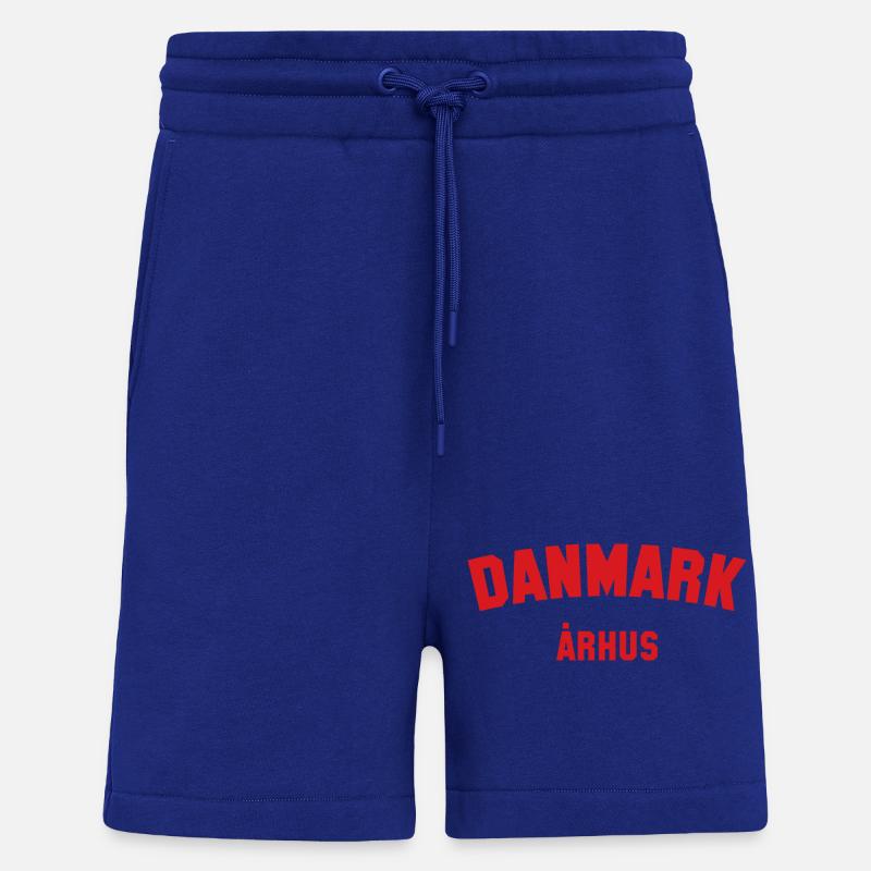 ARHUS Danmark, Danemark - Short bio décontracté fabriqué en UE - Iconic Blue