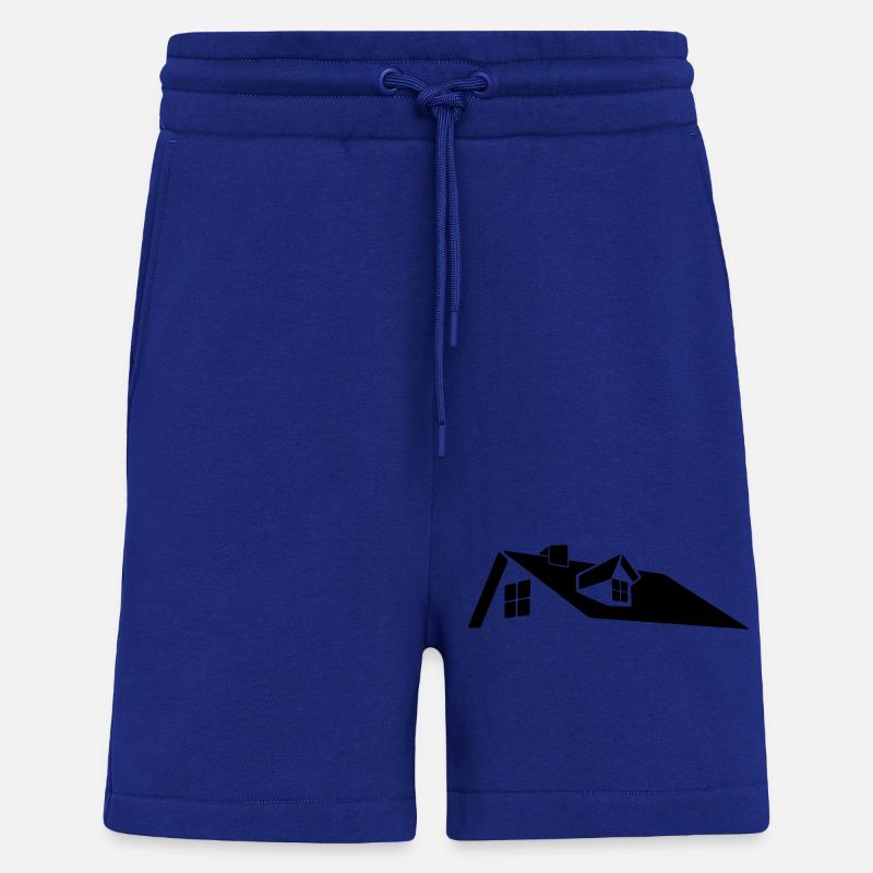 Logo des Dachhauses mit Dachgaube - Shorts - made by SPREAD - Iconic Blue