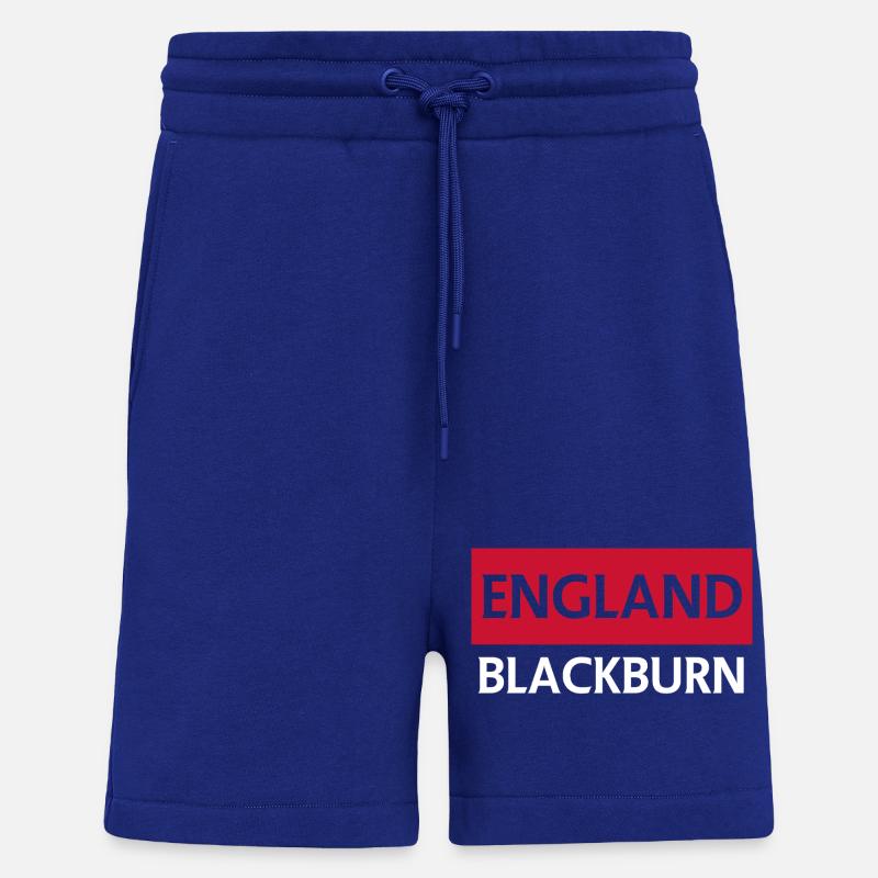 Conception de l’emblème de l’Angleterre Blackburn - Short bio décontracté fabriqué en UE - Iconic Blue