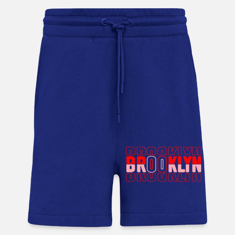 Brooklyn Neon Block Muster - Shorts - made by SPREAD - Iconic Blue