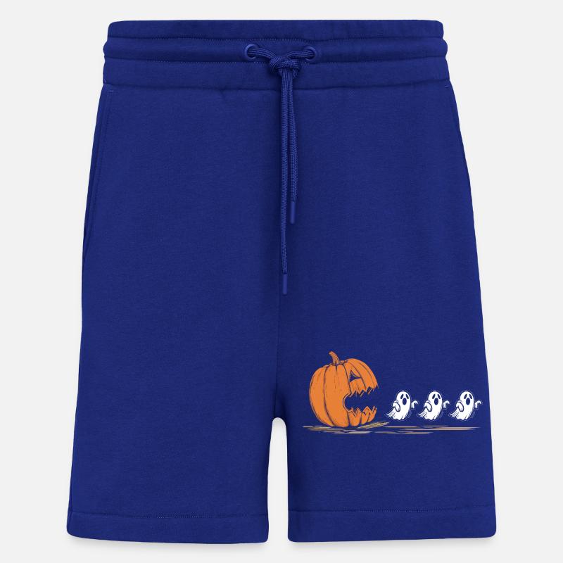 Cracking Pumpkin Ghost Parade - Shorts - made by SPREAD - Iconic Blue