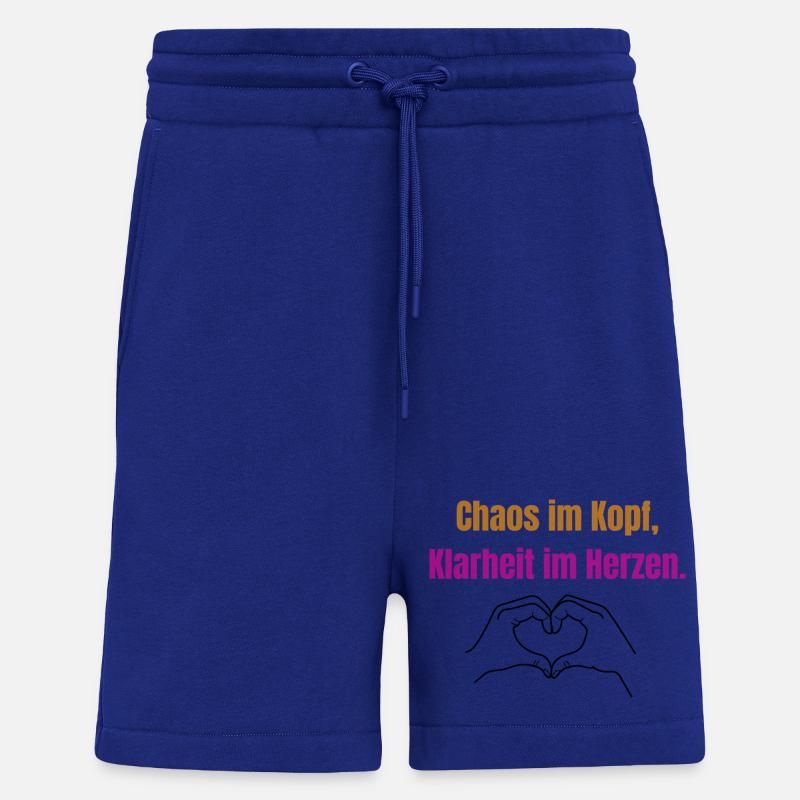 Chaos Statement ADHD and Autism - Shorts - made by SPREAD - Iconic Blue