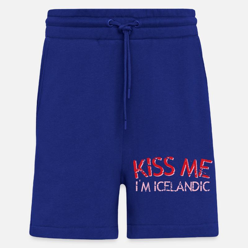 Küss mich, ich bin Isländer - Shorts - made by SPREAD - Iconic Blue