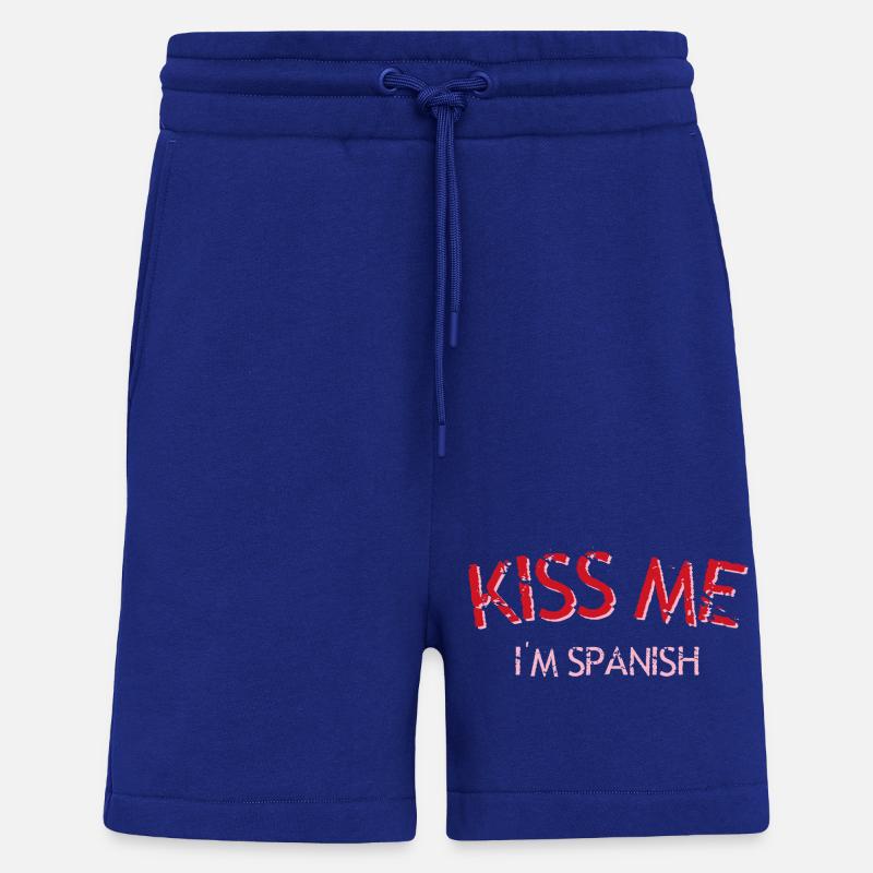 Küss mich Spanischer Kuss - Shorts - made by SPREAD - Iconic Blue
