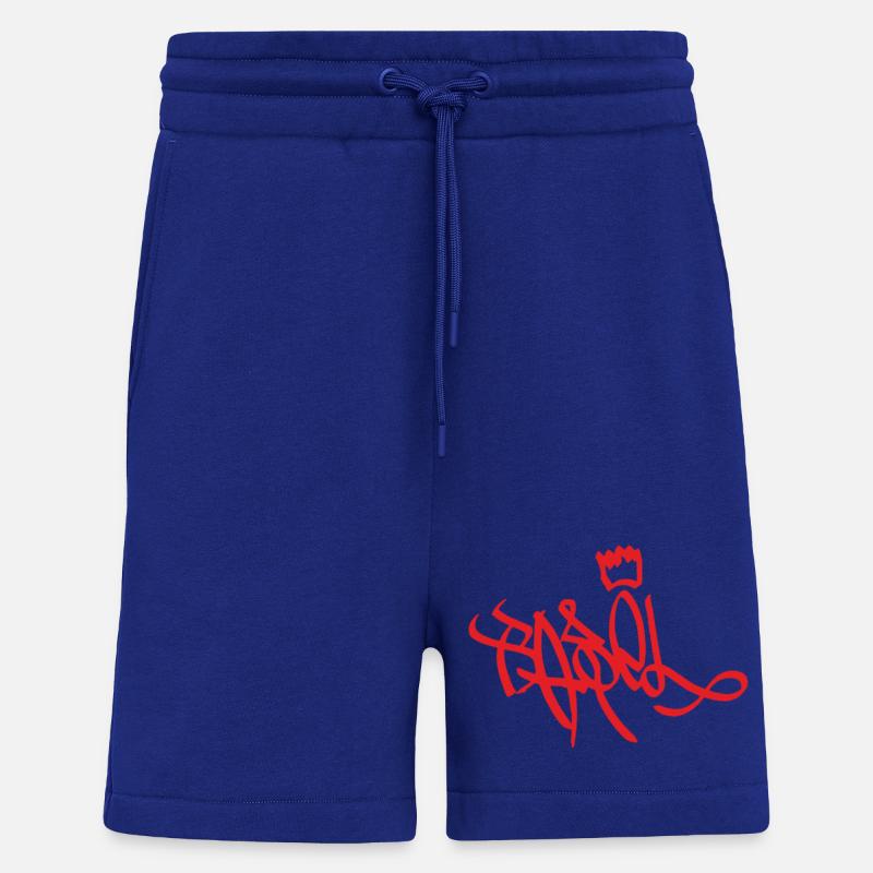 Royal Graffiti Handwriting Basel - Shorts - made by SPREAD - Iconic Blue