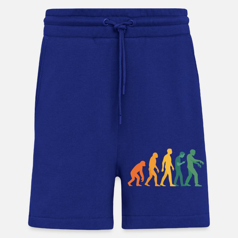 Evolution Silhouette Dégradé - Short bio décontracté fabriqué en UE - Iconic Blue