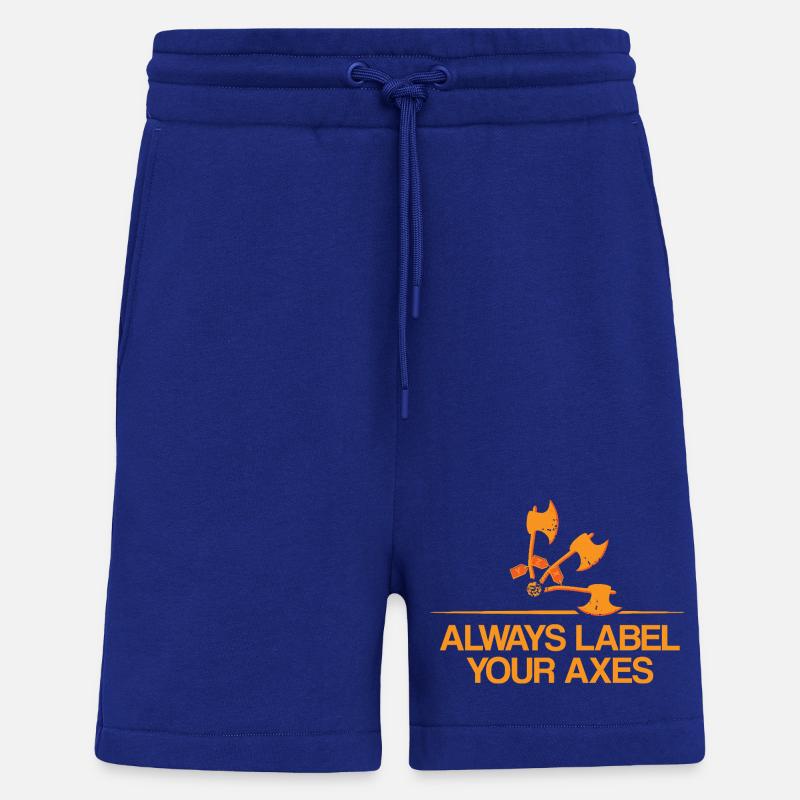 Mahtelehrer Mathe Geometrie Schule Mathematik - Shorts - made by SPREAD - Iconic Blue