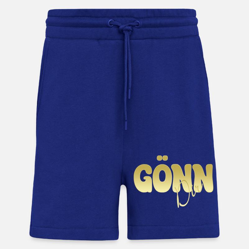 GÖNN DIR Goldglanz Typografie - Shorts - made by SPREAD - Iconic Blue