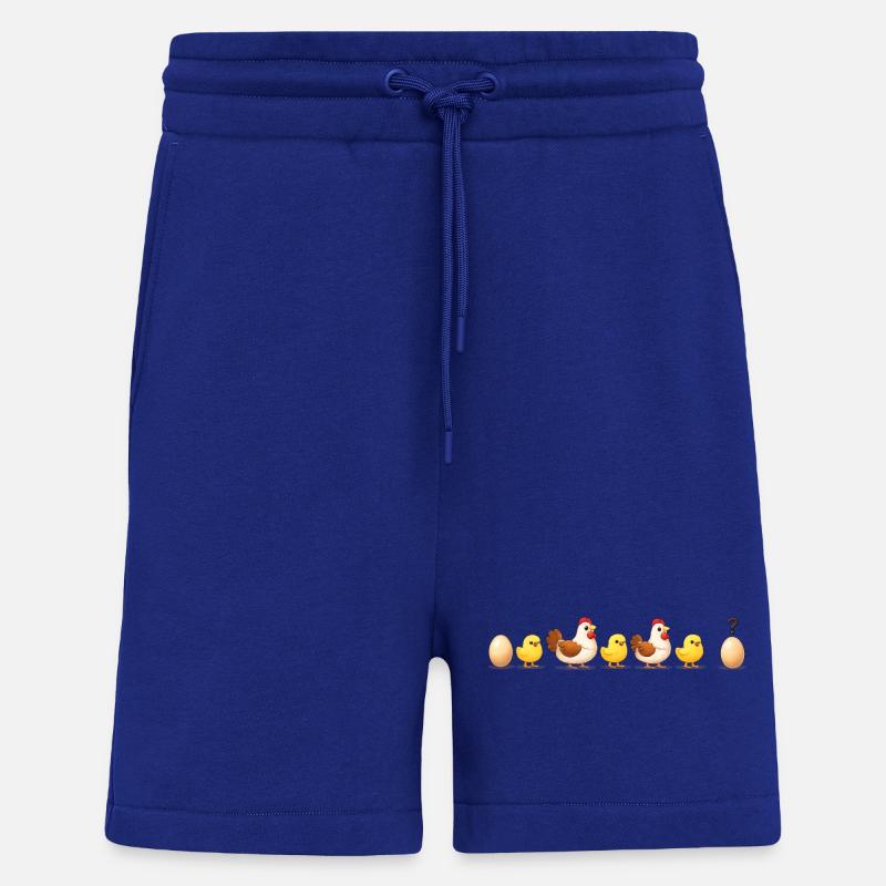 Evolution Ei-Küken-Henne-Darwin - Shorts - made by SPREAD - Iconic Blue