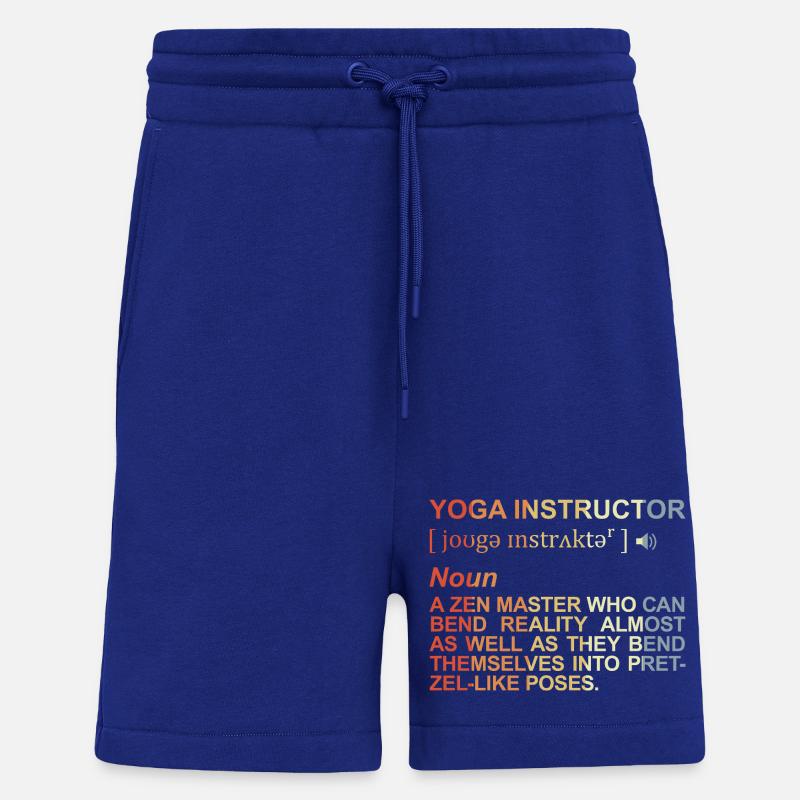 Yogalehrer Begriff - Shorts - made by SPREAD - Iconic Blue