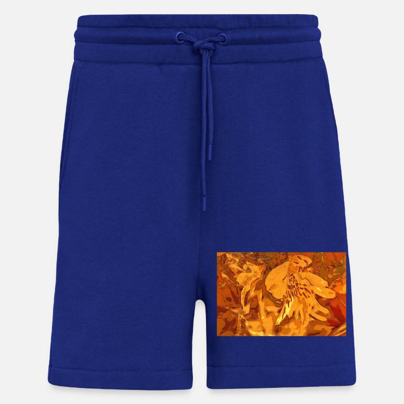 Fantasy ocre - Short bio décontracté fabriqué en UE - Iconic Blue