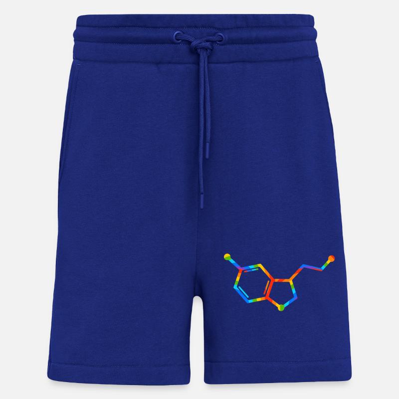 Rainbow Molecule Geometry - seratonin - Shorts - made by SPREAD - Iconic Blue