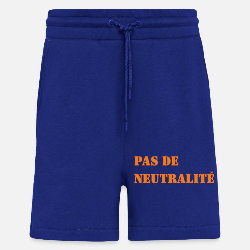 PAS DE NEUTRALITÉ - Short bio décontracté fabriqué en UE - Iconic Blue