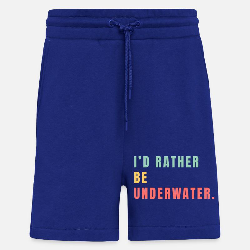 i'd rather be underwater - Shorts - made by SPREAD - Iconic Blue