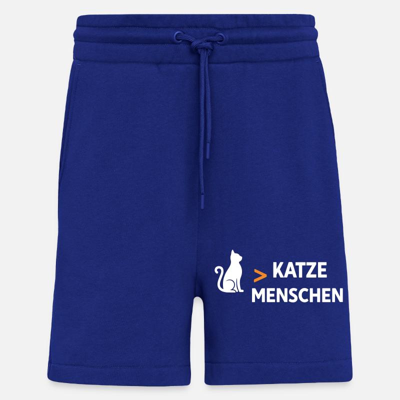 Katze > Menschen - Shorts - made by SPREAD - Iconic Blue
