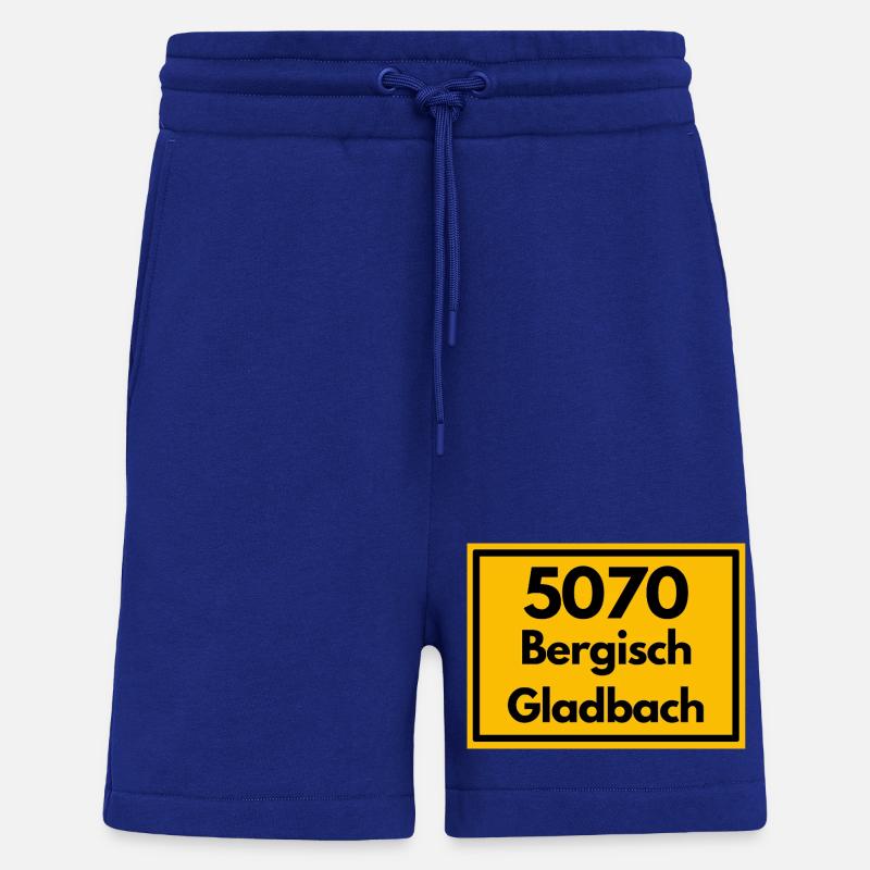 ANCIEN CODE POSTAL RETRO 5070 BERGISCHGLADBACH - Short bio décontracté fabriqué en UE - Iconic Blue