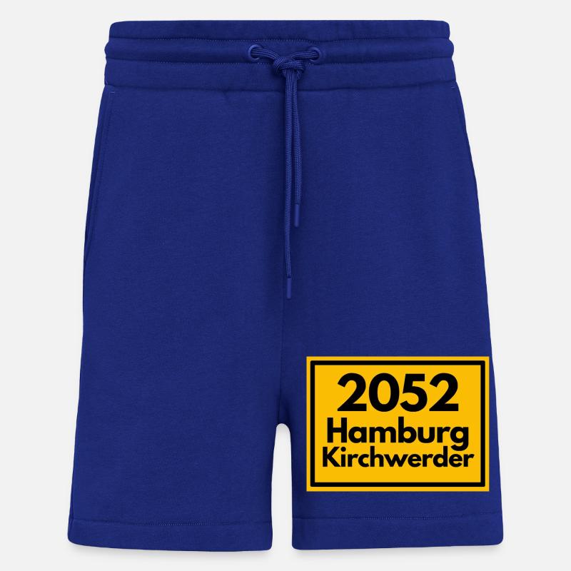OLD POSTCODE POSTCODE 2053 HAMBURG KIRCHWERDER - Shorts - made by SPREAD - Iconic Blue
