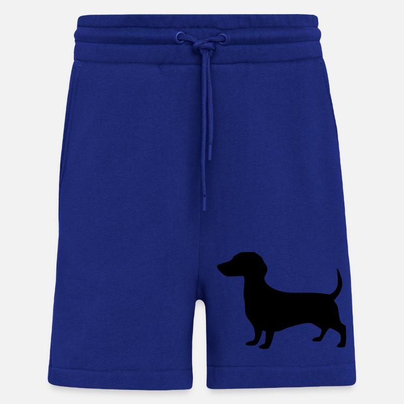 Dachshund Chien Cadeau Amant du teckel - Short bio décontracté fabriqué en UE - Iconic Blue
