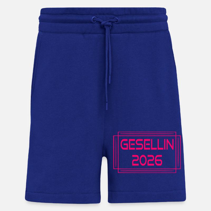 Gesellenbrief Abschluss 2026 Gesellin - Shorts - made by SPREAD - Iconic Blue