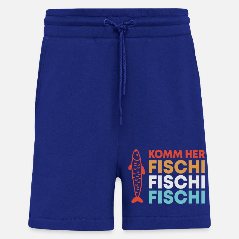 Diction de pêche à la pêche - Short bio décontracté fabriqué en UE - Iconic Blue