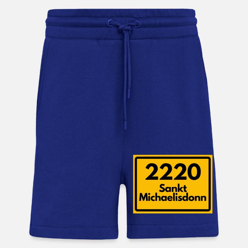 OLD POSTCODE POSTCODE 2220 SANKT MICHAELISDONN - Shorts - made by SPREAD - Iconic Blue