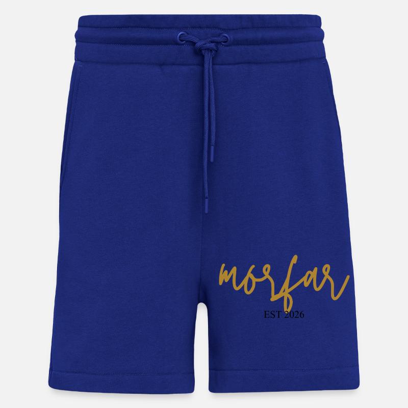 Morfar est 2026 - Short bio décontracté fabriqué en UE - Iconic Blue