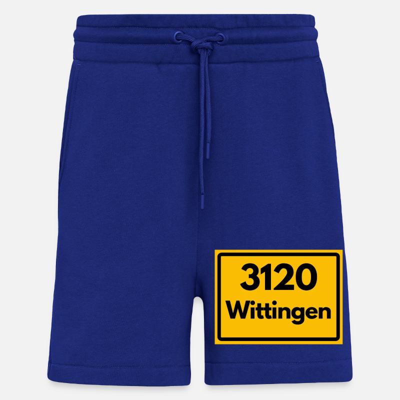 ANCIEN CODE POSTAL RETRO 3120 WITTRINGEN - Short bio décontracté fabriqué en UE - Iconic Blue