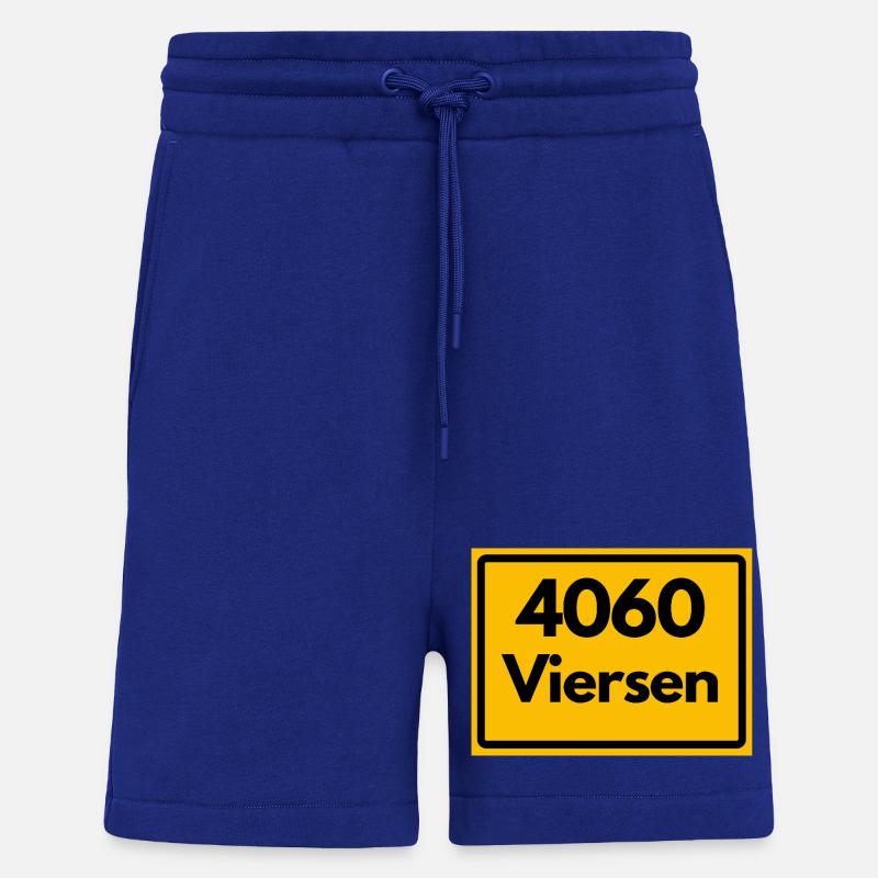 OLD POSTCODE POSTCODE RETRO 4060 VIERSEN - Shorts - made by SPREAD - Iconic Blue
