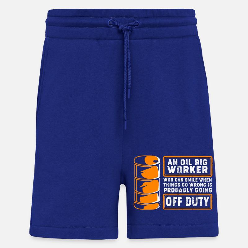 Bohrinsel Ölfeld - Shorts - made by SPREAD - Iconic Blue
