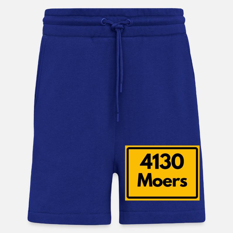 ANCIEN CODE POSTAL RÉTRO 4130 MOERS - Short bio décontracté fabriqué en UE - Iconic Blue