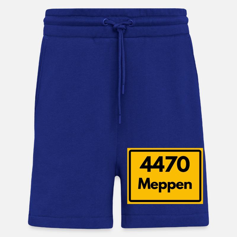 OLD POSTCODE POSTCODE RETRO 4470 MEPPEN - Shorts - made by SPREAD - Iconic Blue