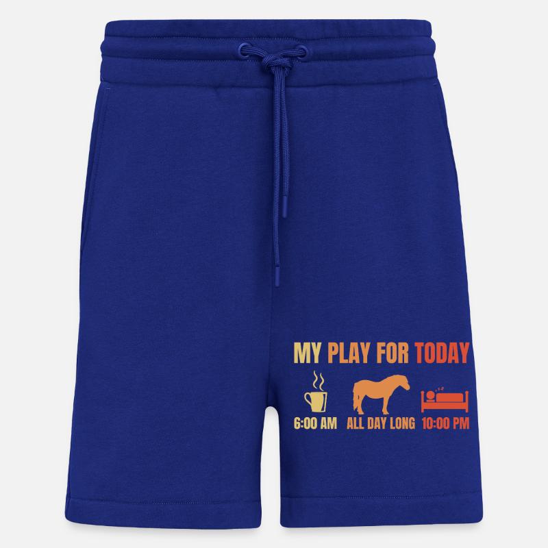 Kaffee Pferde Schlafen - Shorts - made by SPREAD - Iconic Blue