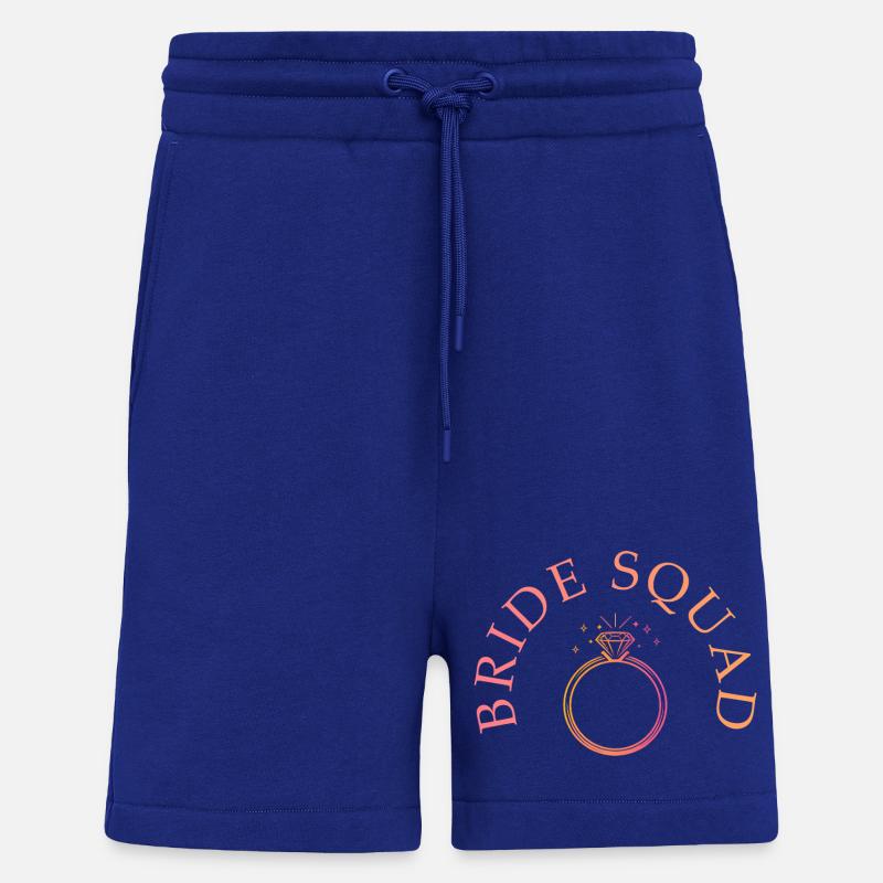 Bride Squad - Ring - personalisierbar - Shorts - made by SPREAD - Iconic Blue