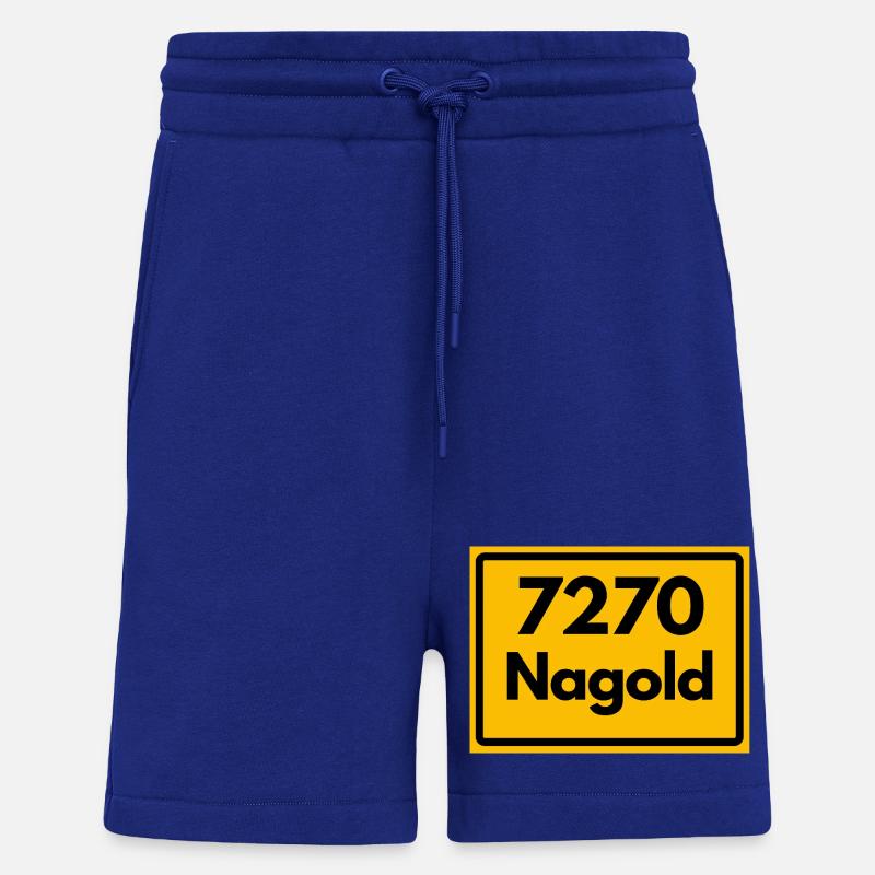 OLD POSTCODE POSTCODE 7270 NAGOLD HEIMATSTOLZ - Shorts - made by SPREAD - Iconic Blue